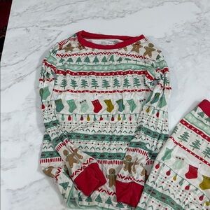 Little Sleepies Christmas pajamas size 5/6 unisex